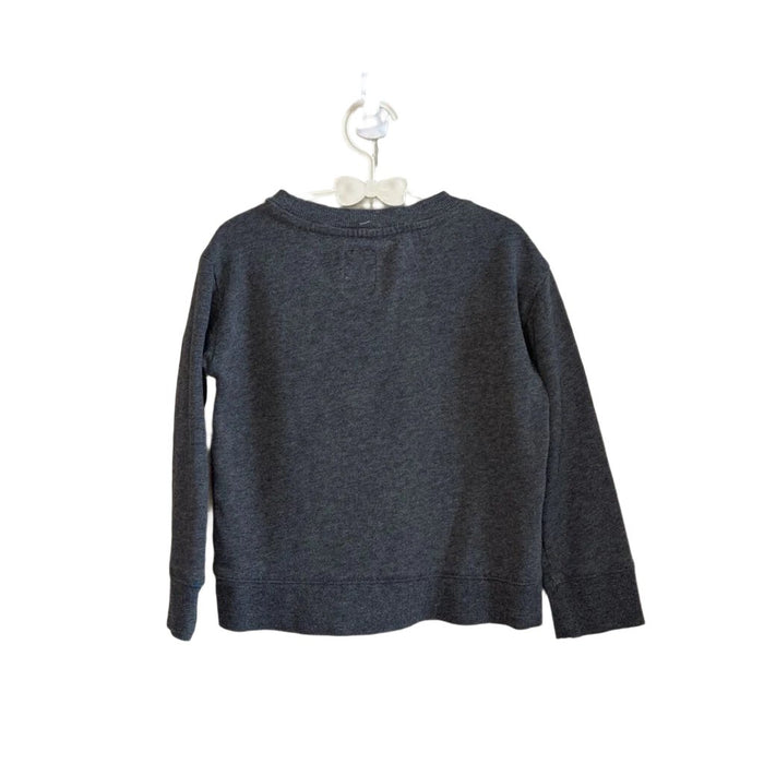 Plaid Front Sweatshirt