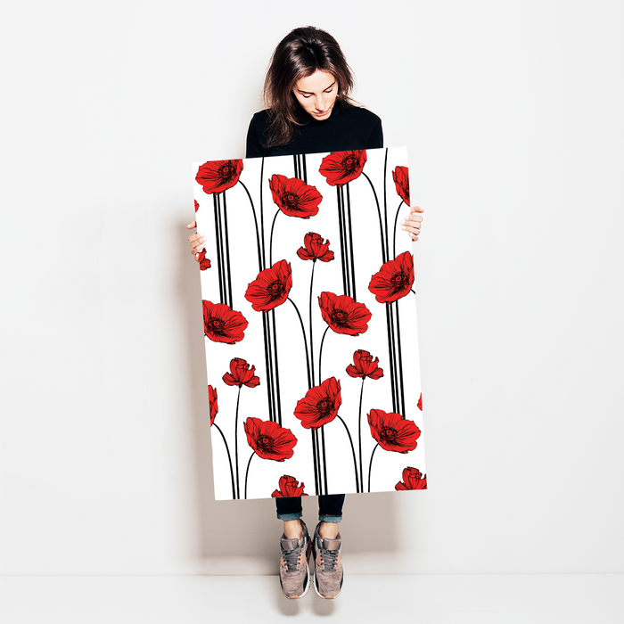 Poppy - Classic - Trendy Custom Wallpaper | Contemporary Wallpaper Designs | The Detroit Wallpaper Co.