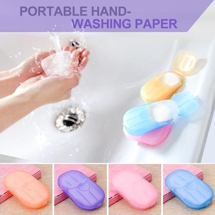 Portable Hand-Washing Paper 5 boxes(100 PCS)