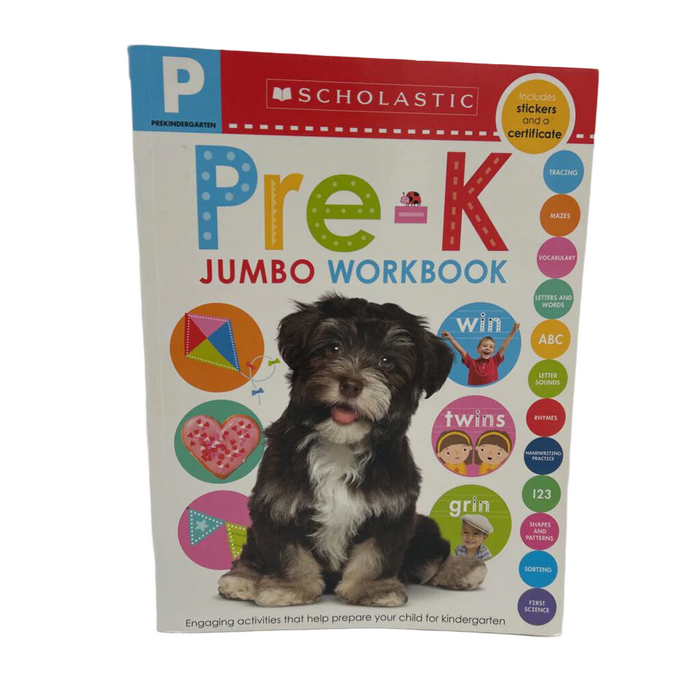 Pre-K Jumbo Workbook