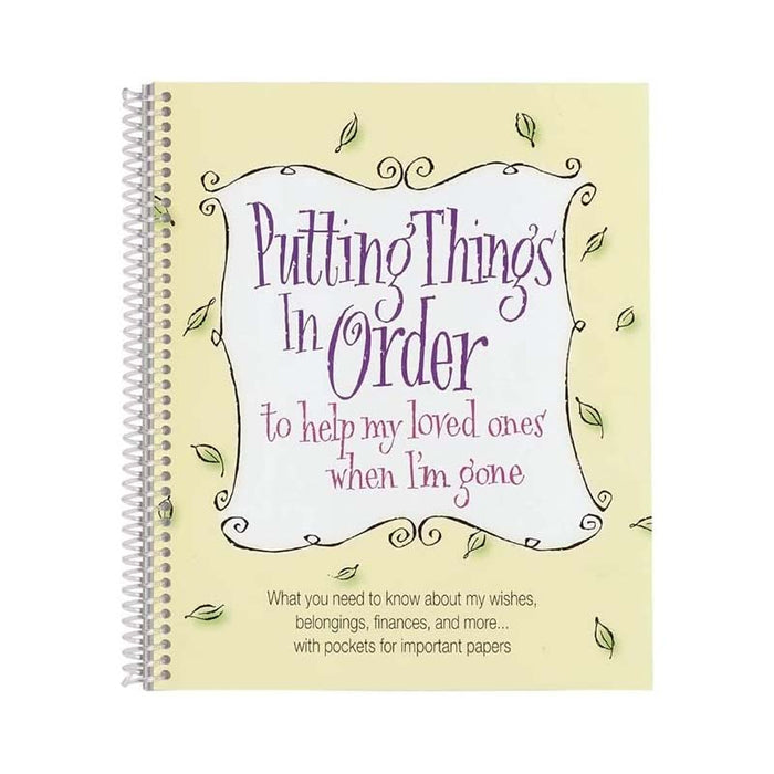 1 * PUTTING THINGS IN ORDER PLANNER