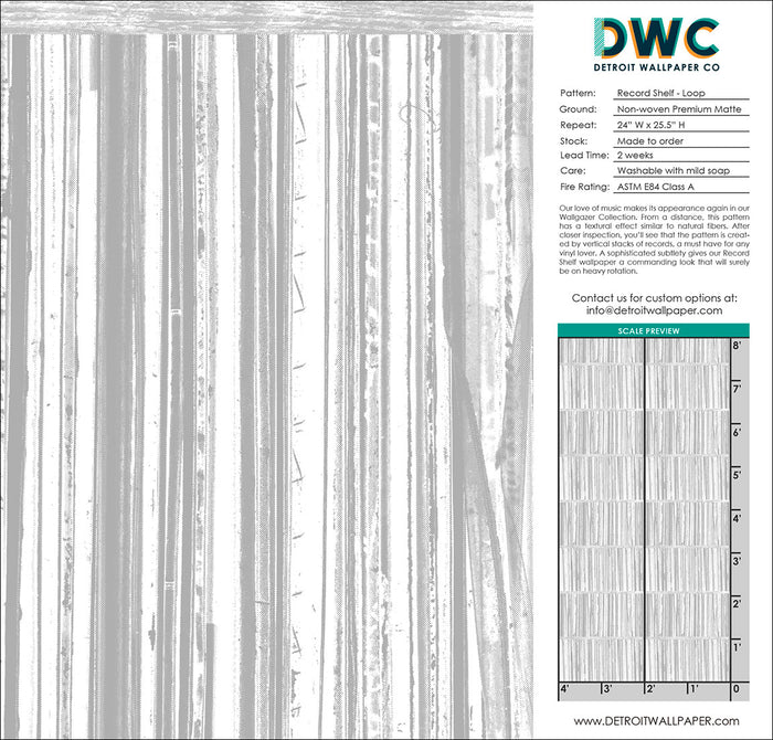 Record Shelf - Loop <br> Wallpaper