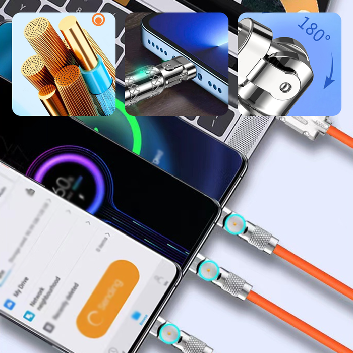 Rotating Elbow Data Cable
