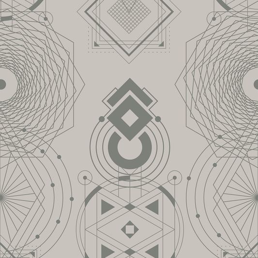 Sacred Geometry - Balance - Trendy Custom Wallpaper | Contemporary Wallpaper Designs | The Detroit Wallpaper Co.