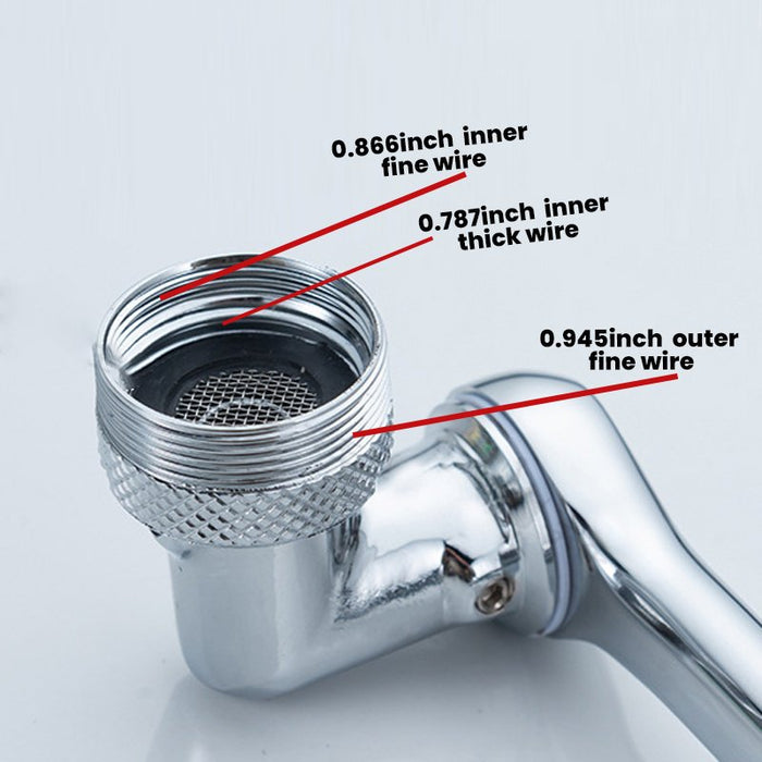 SAKER 1080° LARGE-ANGLE ROTATING SPLASH FILTER FAUCET