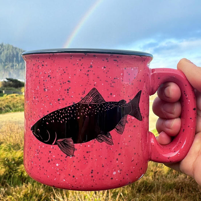 Salmon Coral 15oz Ceramic Campfire Mug