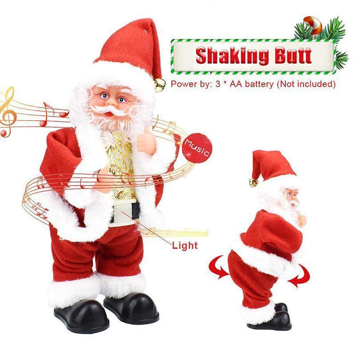 Santa Claus doll shaking the hips
