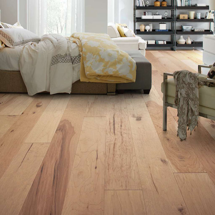 Shaw Repel Pebble Hill Hickory Engineered Hardwood Flooring - Linen 6" - GreenFlooringSupply.com
