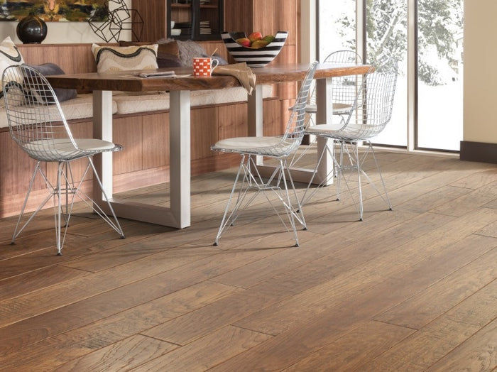 Shaw Repel Pebble Hill Hickory Engineered Hardwood Flooring - Warm Sunset 5" - GreenFlooringSupply.com