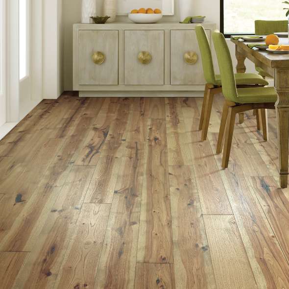 Shaw Repel Reflections Hickory Engineered Hardwood Flooring - Radiance  7" - GreenFlooringSupply.com