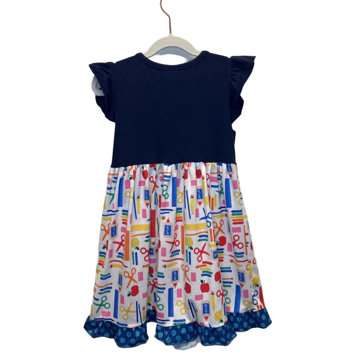 Sleeveless Ruffle Dress / School Pattern