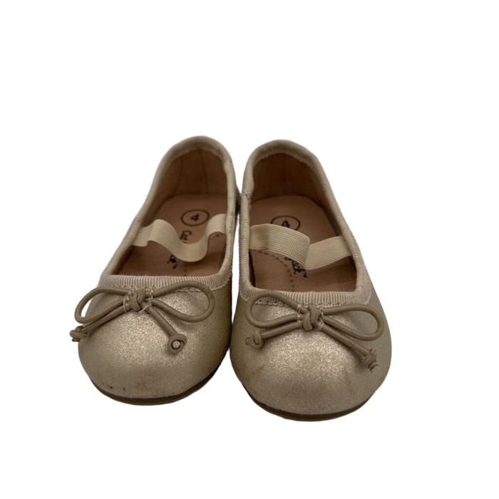 Slip on Flats/Bow/Metallic