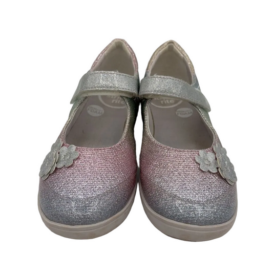Slip on Mary Janes / Metallic Rainbow