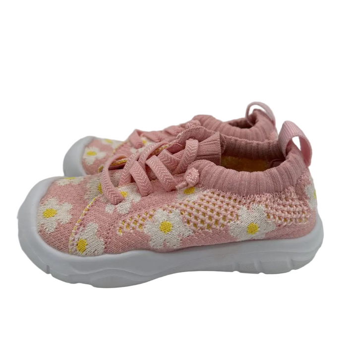 Slip On Mesh Sneakers / Flowers