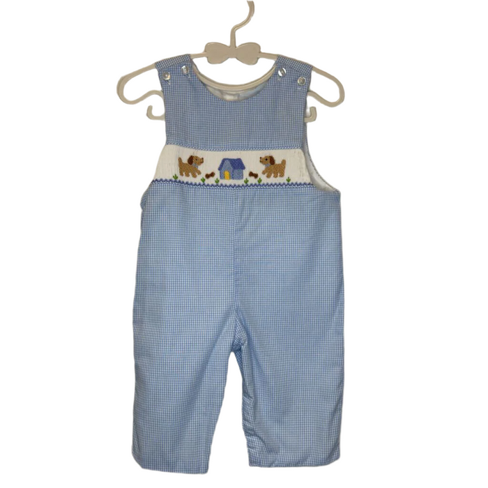 Smocked Dog Romper
