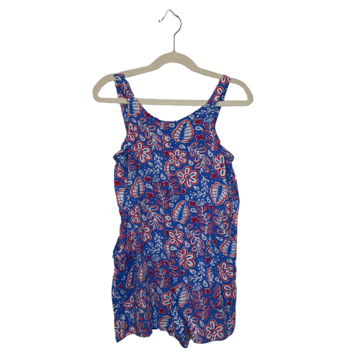 Spaghetti Strap Romper / Flowers