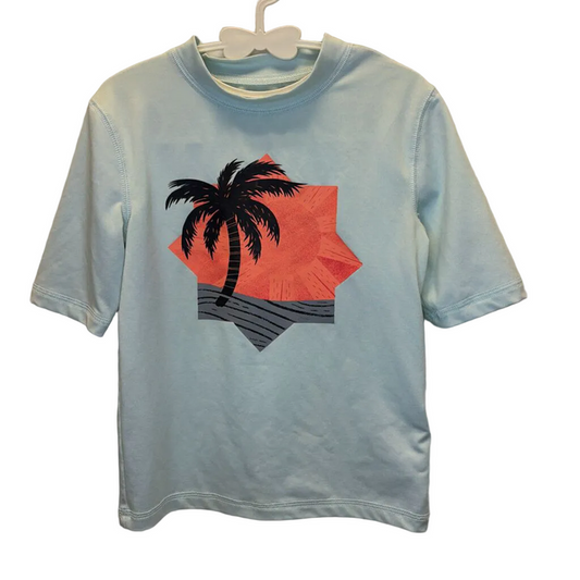 SS Rash Guard / Palm Tree