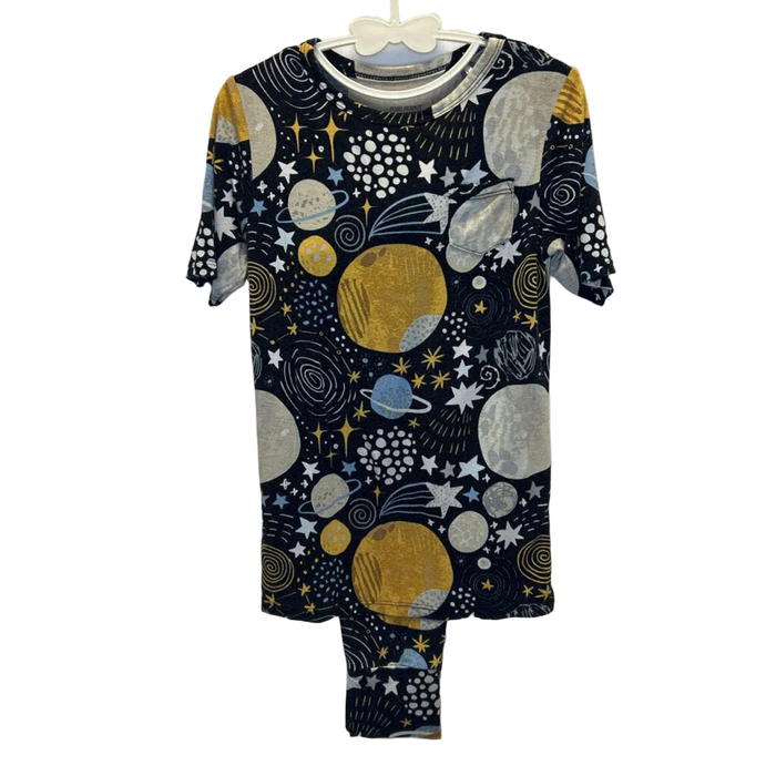 SS Shirt + Pants Pajama Set / Outerspace