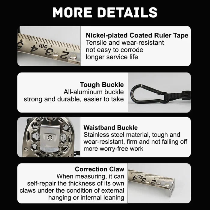 Stainless Steel Anti-corrosion Retractable Ruler
