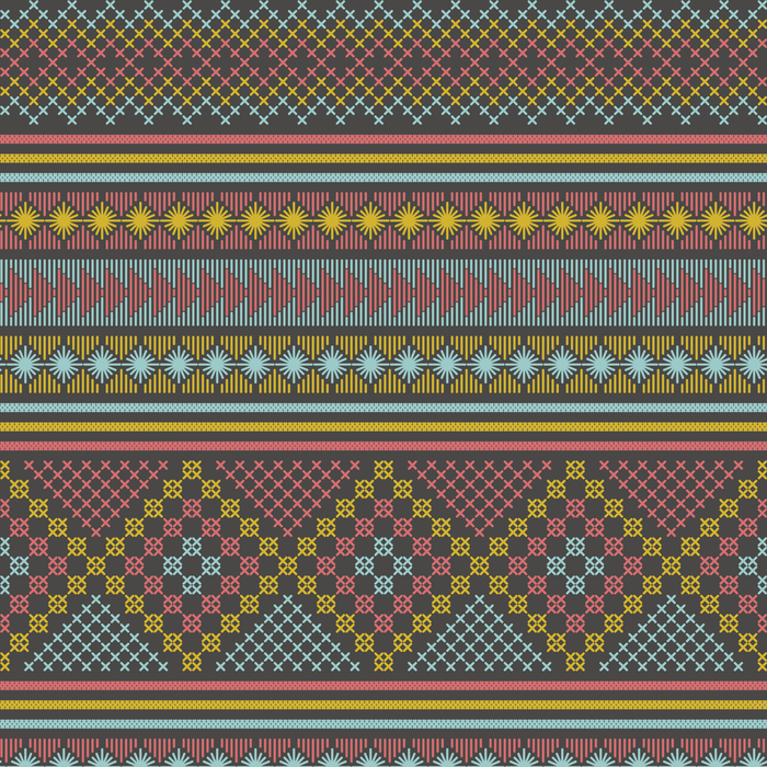 Stitch - Smyrna - The Detroit Wallpaper Co.