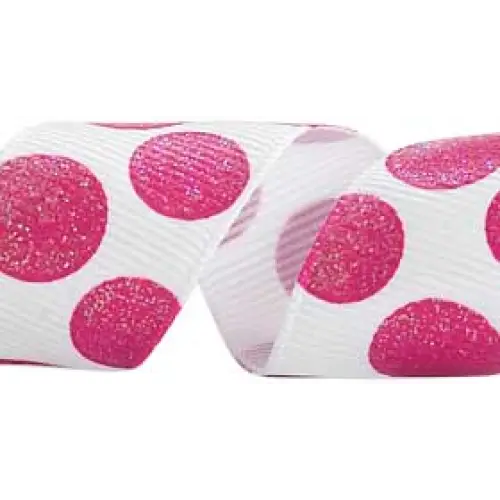 7/8" x 20 yd / White/Azelea