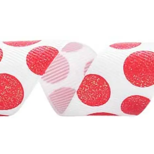 7/8" x 20 yd / White/Red