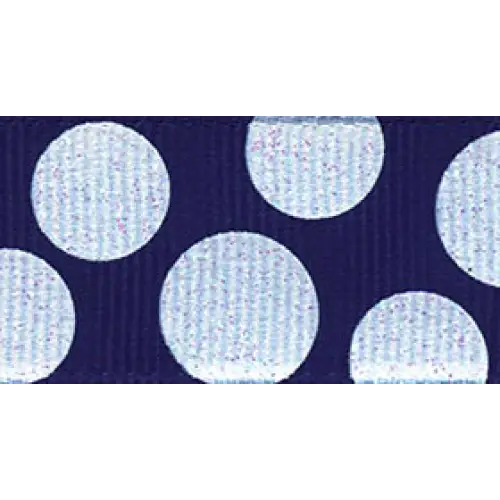 7/8" x 20 yd / Ink Blue/White