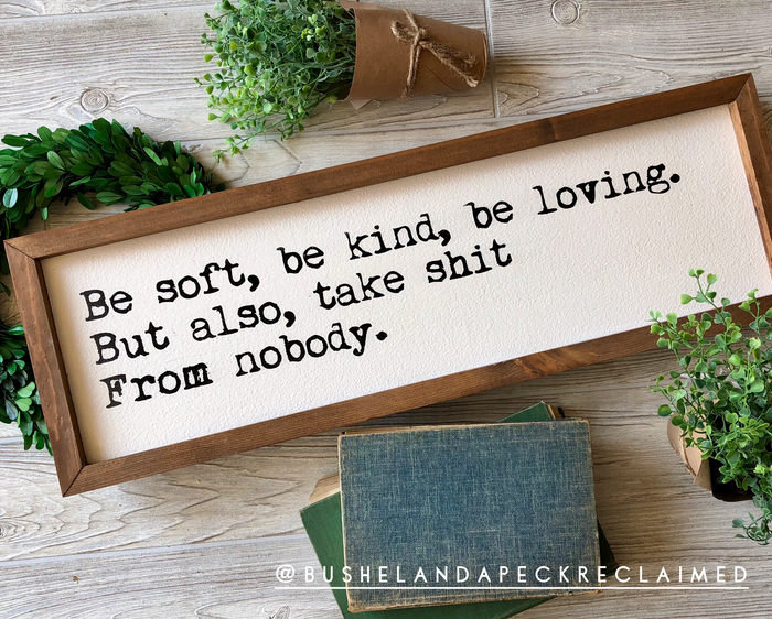 TAKE SHIT FROM NOBODY