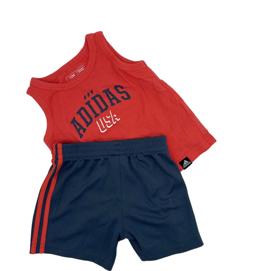 Tank Top Shirt & Short Set