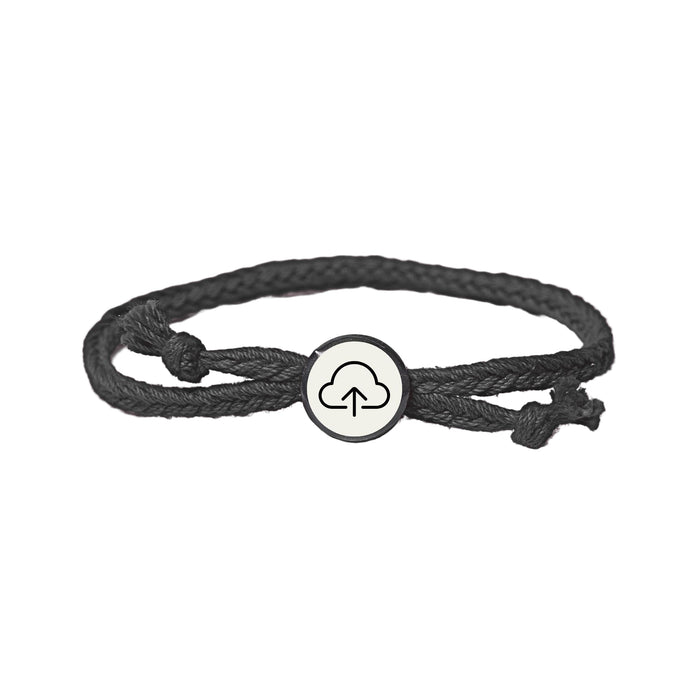 Tap Beacon Bracelets on Hand-woven Cord
