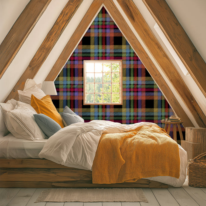 Tartan - Rainbow <br> Wallpaper