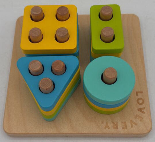 The Enthusiast Sort & Stack Peg Puzzle