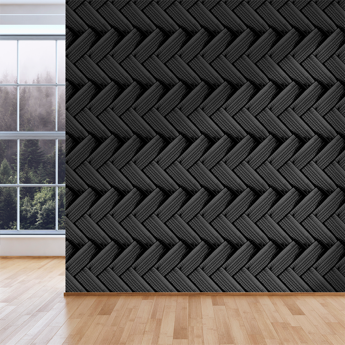 Tirenation - Tread - Trendy Custom Wallpaper | Contemporary Wallpaper Designs | The Detroit Wallpaper Co.