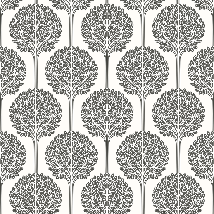 Topiary - Formal - Trendy Custom Wallpaper | Contemporary Wallpaper Designs | The Detroit Wallpaper Co.
