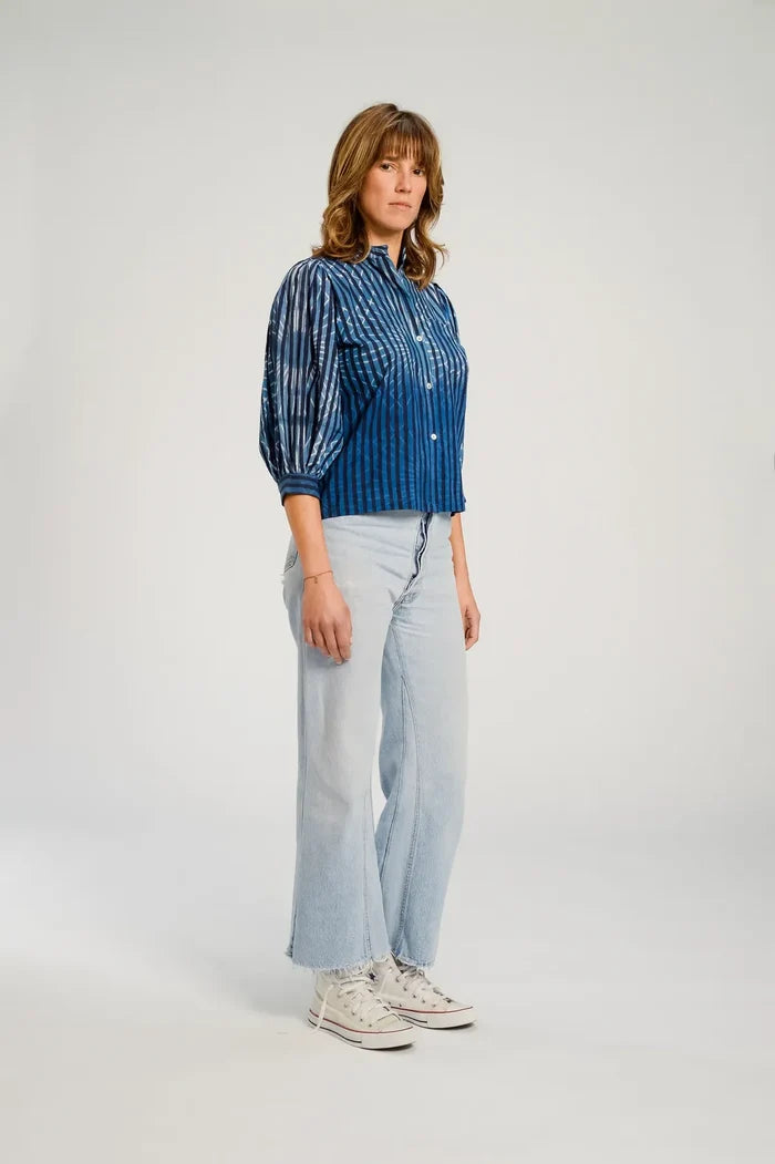 V De Vinster – Jodpur Blouse in Indigo