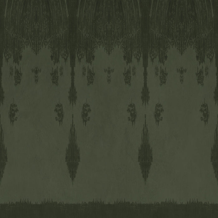 Veiled - Frontier Green <br> Wallpaper - The Detroit Wallpaper Co.