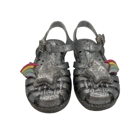 Velcro Clasp Jelly Shoes / Stars