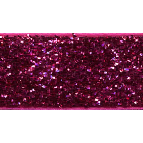 Velvet Glitter Ribbon - Single roll / 1/4’’ x 25 yd