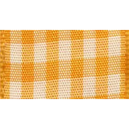 Vichy Gingham Plaid Wired Ribbon - 1’’ x 22 yd / Single