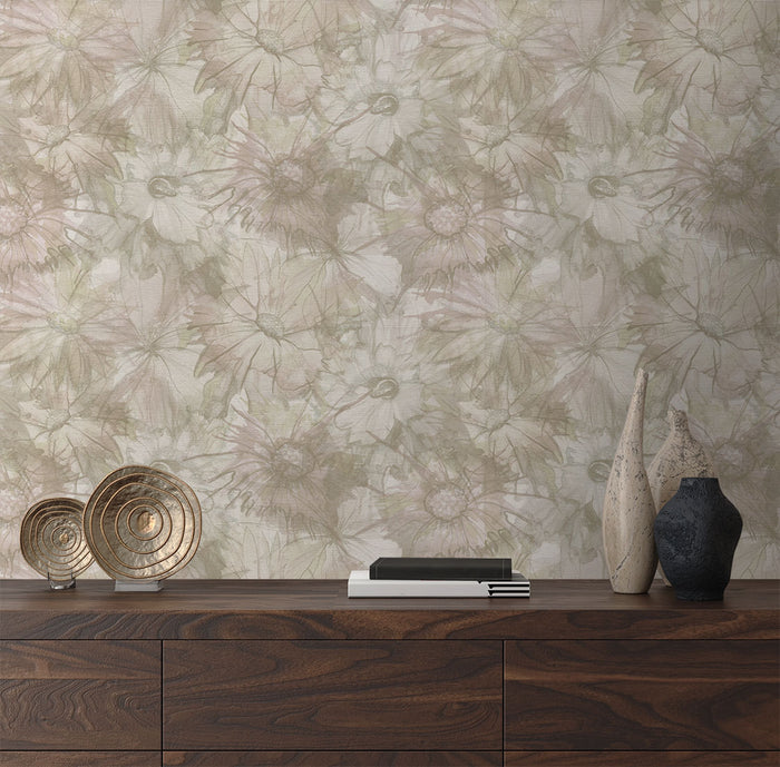 Victory Garden - Watermark <br> Grasscloth - The Detroit Wallpaper Co.