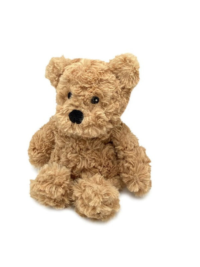 Brown Curly Bear Warmies Junior
