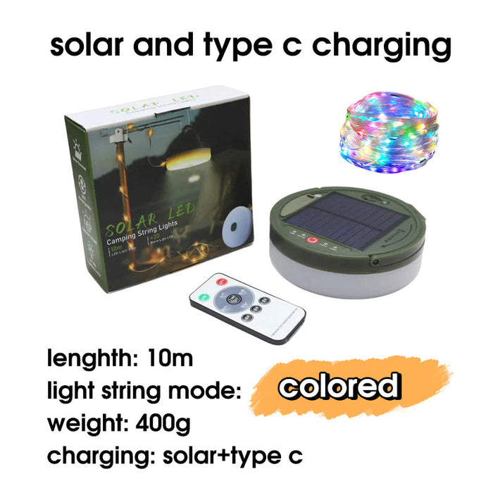 solar and type c charging/10m/colored