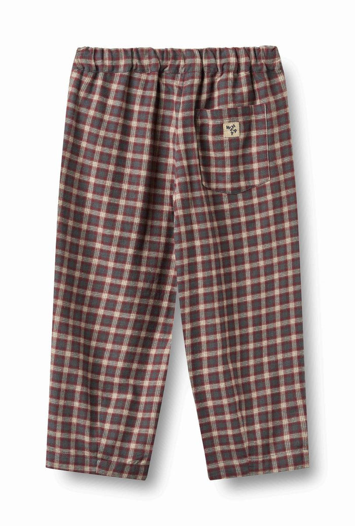 WHEAT – Dasha Dart Trousers in Holiday Check