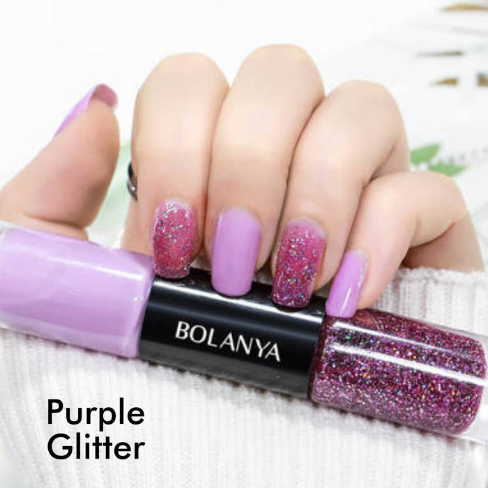 White Glitter/Red