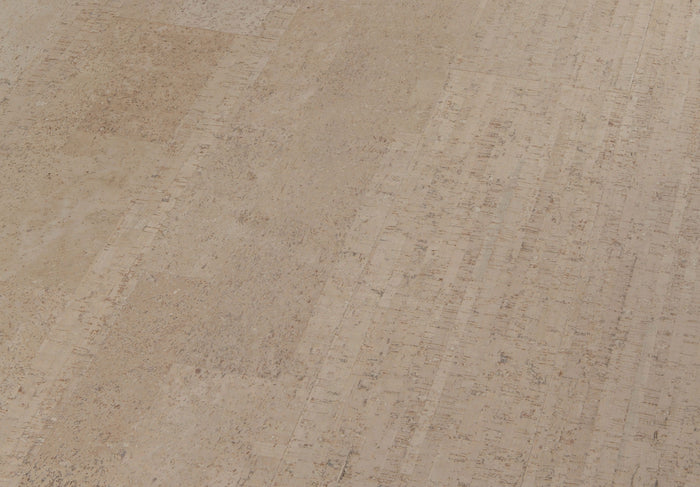 Wicanders Cork GO Fashionable Cement natural cork plank close-up showing texture and grain