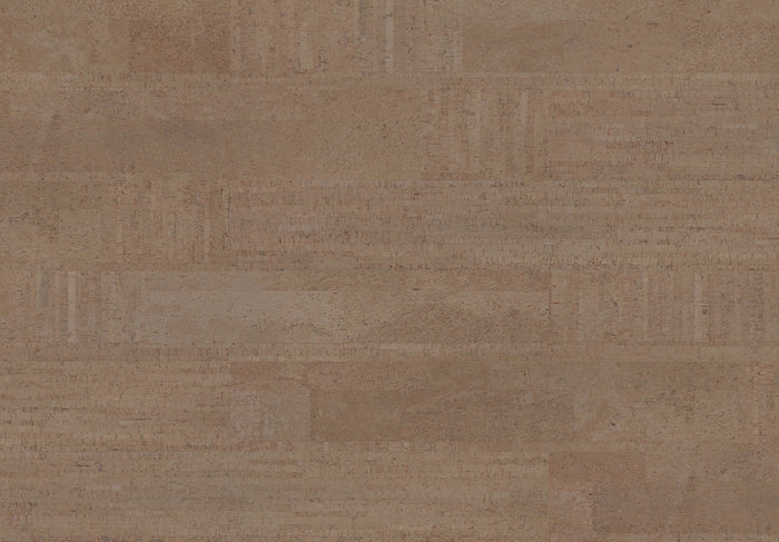 Wicanders Cork GO Fashionable Cement natural cork plank close-up showing style and pattern in the plank