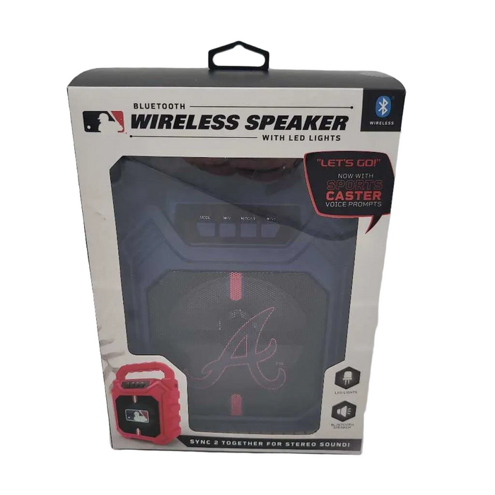 Wireless Bluetooth Speaker/Atlanta Braves