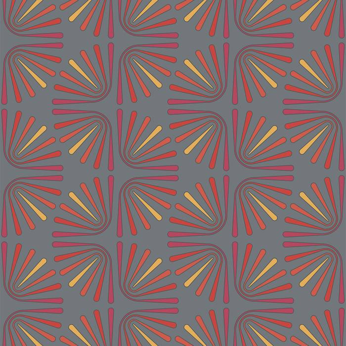 Worm - Cherry - Trendy Custom Wallpaper | Contemporary Wallpaper Designs | The Detroit Wallpaper Co.