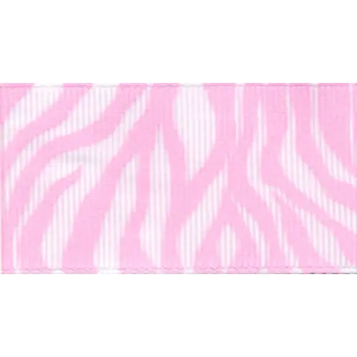 Zebra Fest Grosgrain Ribbon - Single Roll / 5/8’’ x 20