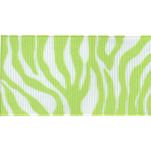 Zebra Fest Grosgrain Ribbon - Single Roll / 5/8’’ x 20